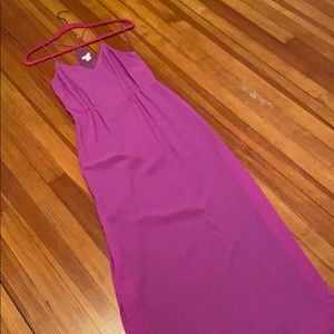 J crew magenta maxi dress